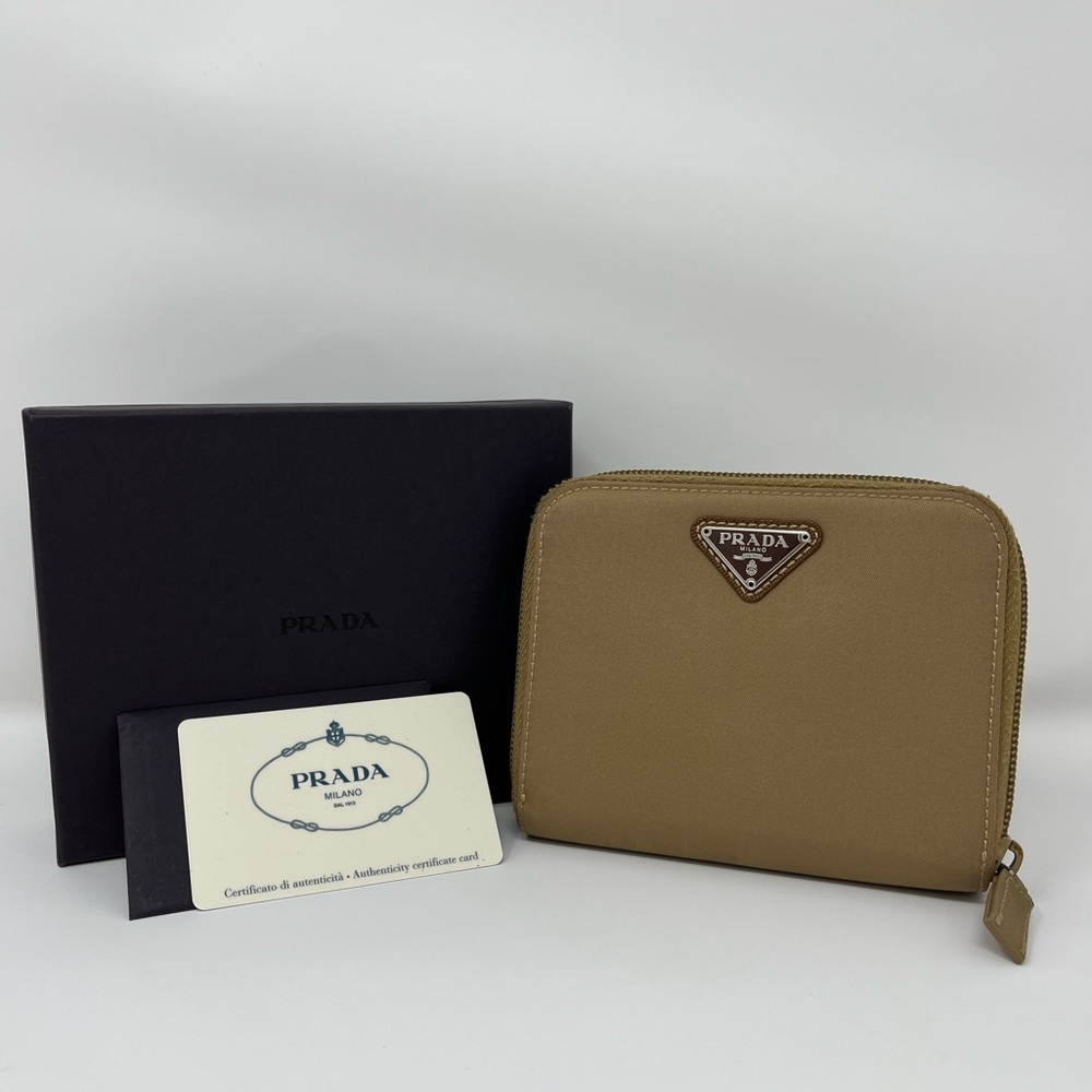 PRADA Small Zippy Nylon Wallet